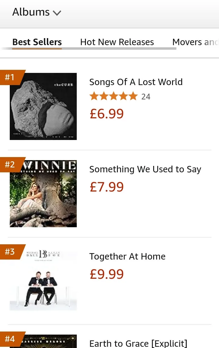 amazon top albums 8 11 2024 web