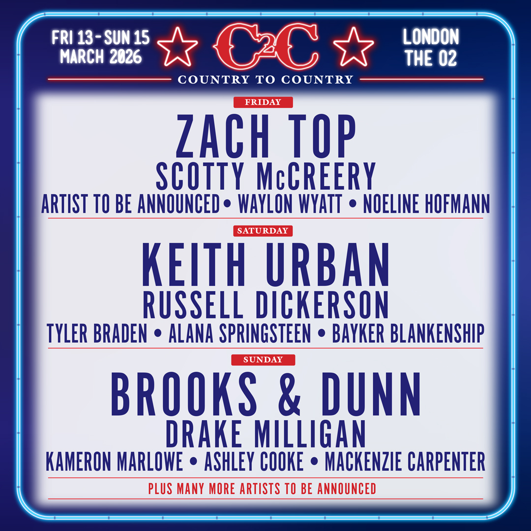 C2c Country to Country London Lineup