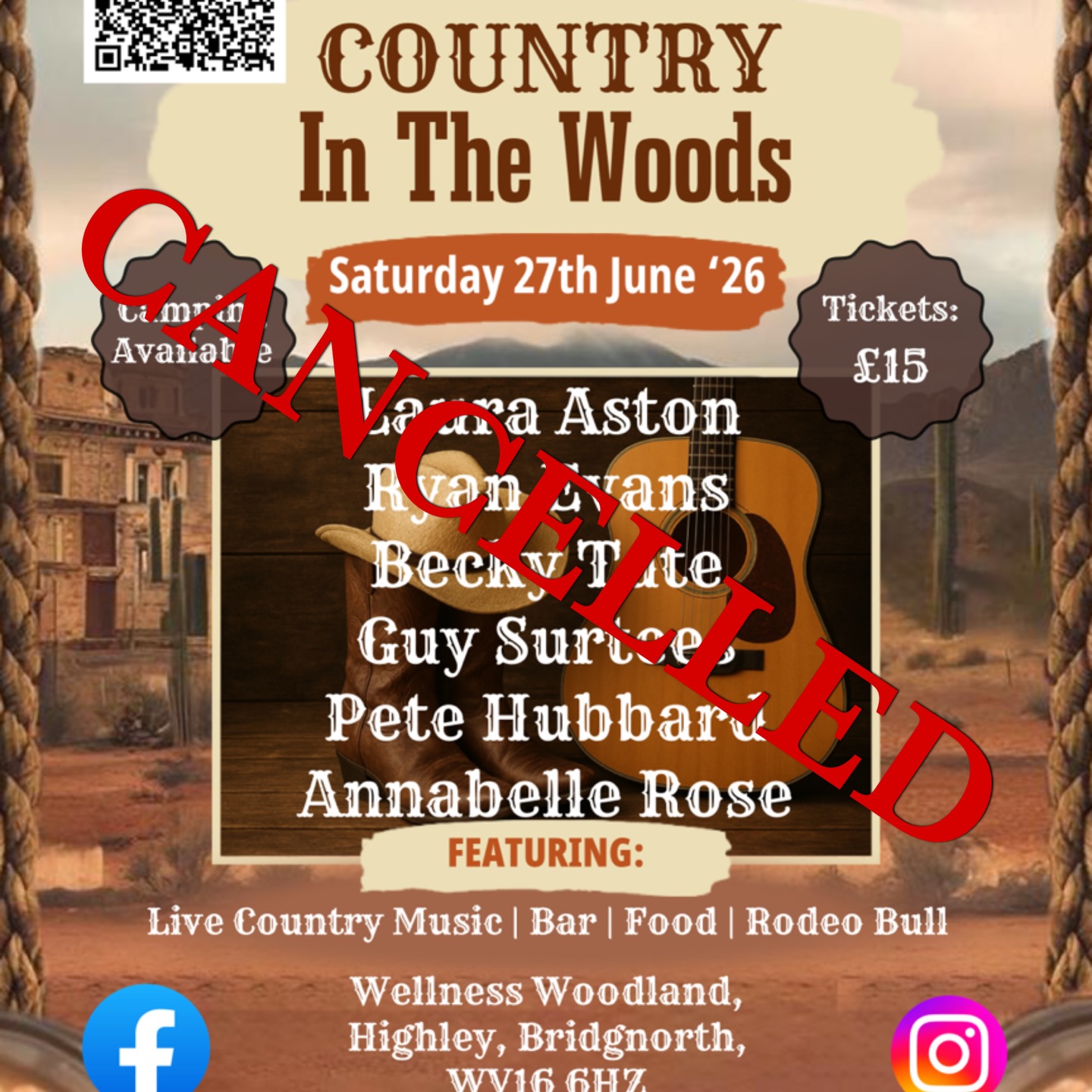 Country in the Woods 2026 CANCELLED