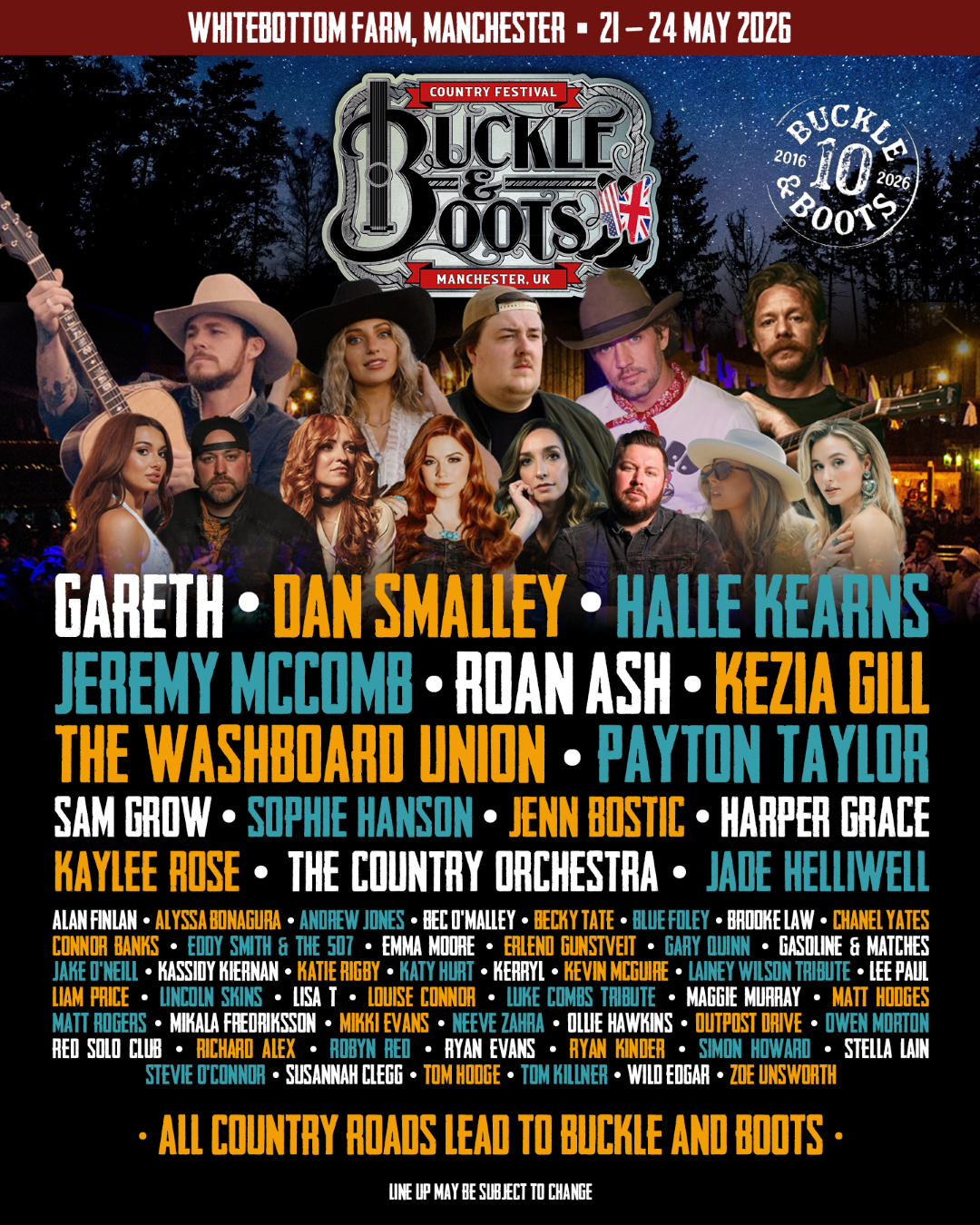 Buckle & Boots - Full line-up released