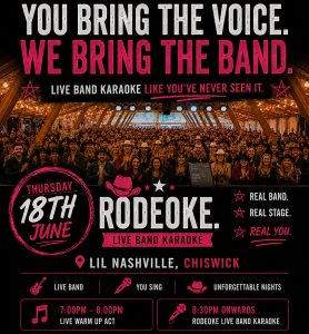 RODEOKE - LIVE BAND KARAOKE