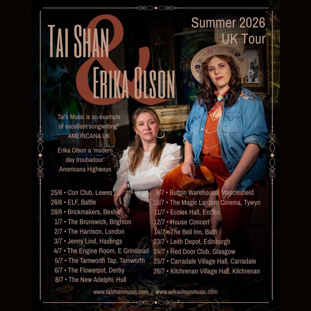Tai Shan & Erika Olson – Summer 2026 UK Tour