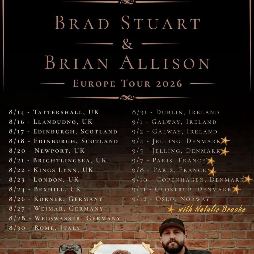 Brad Stuart & Brian Allison Europe Tour 2026
