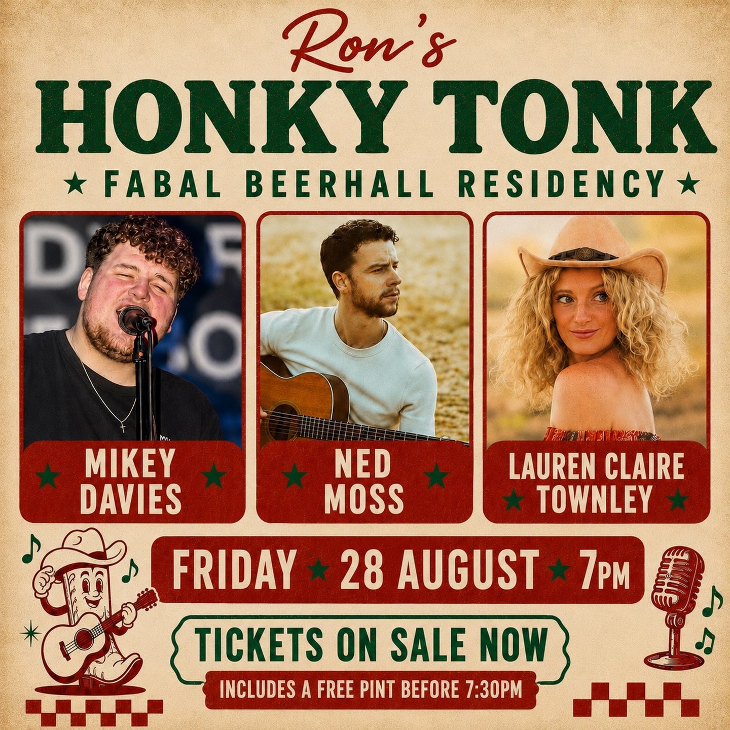 Ron's Honky Tonk - Fabal Beer Hall 28th August