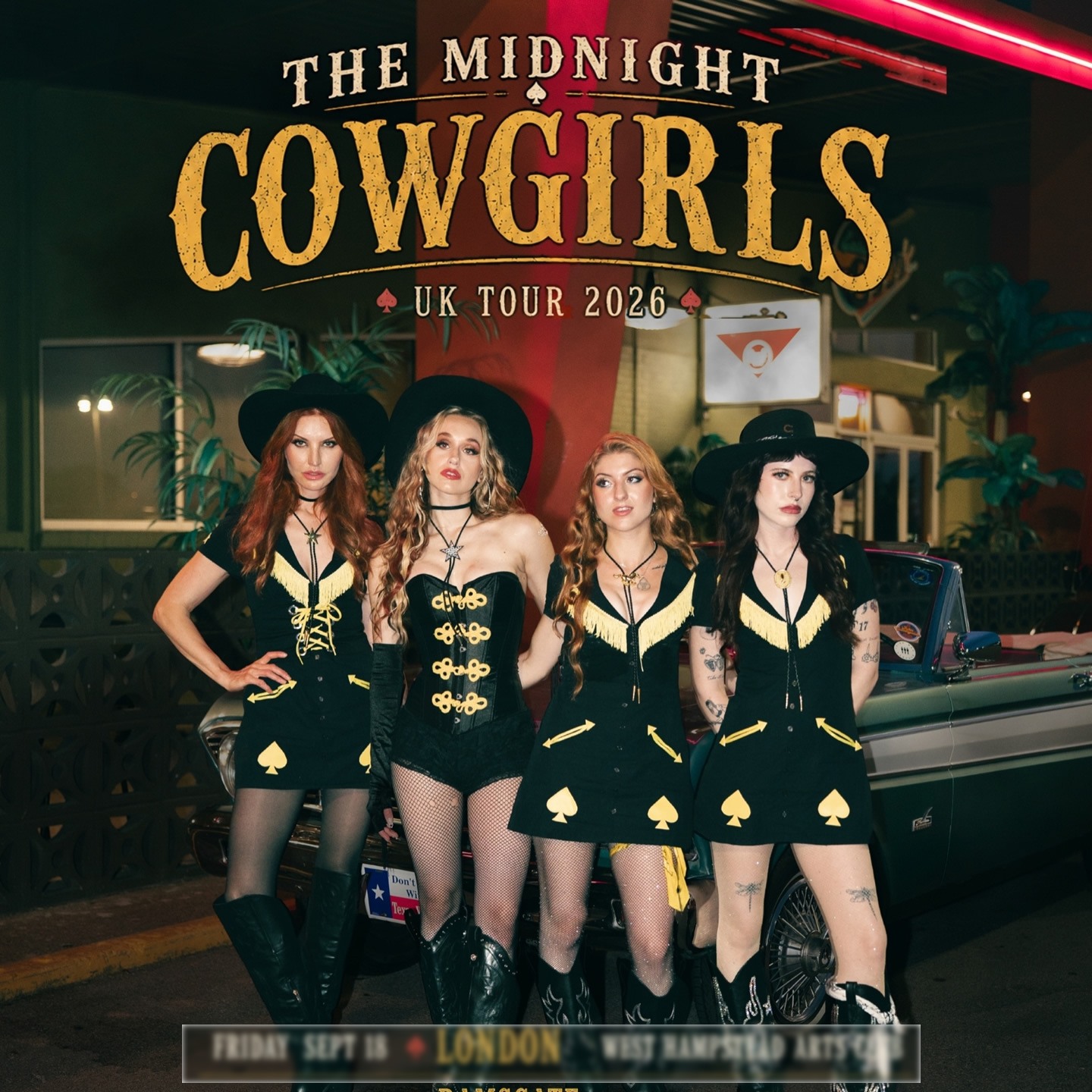 The Midnight Cowgirls UK Tour 2026