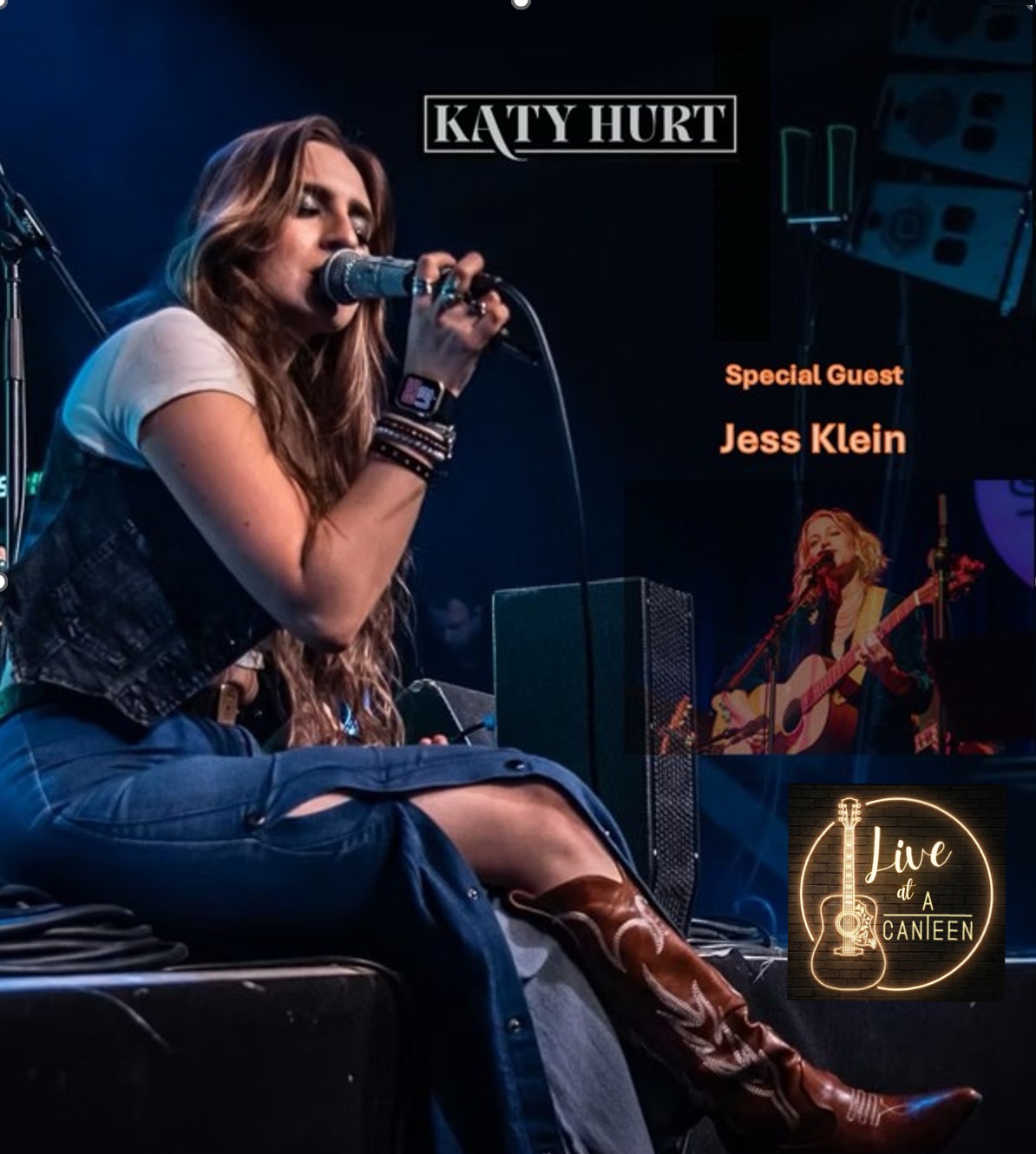 Live at Acanteen - Headliner Katy Hurt Special Guest Jess Klein (USA)