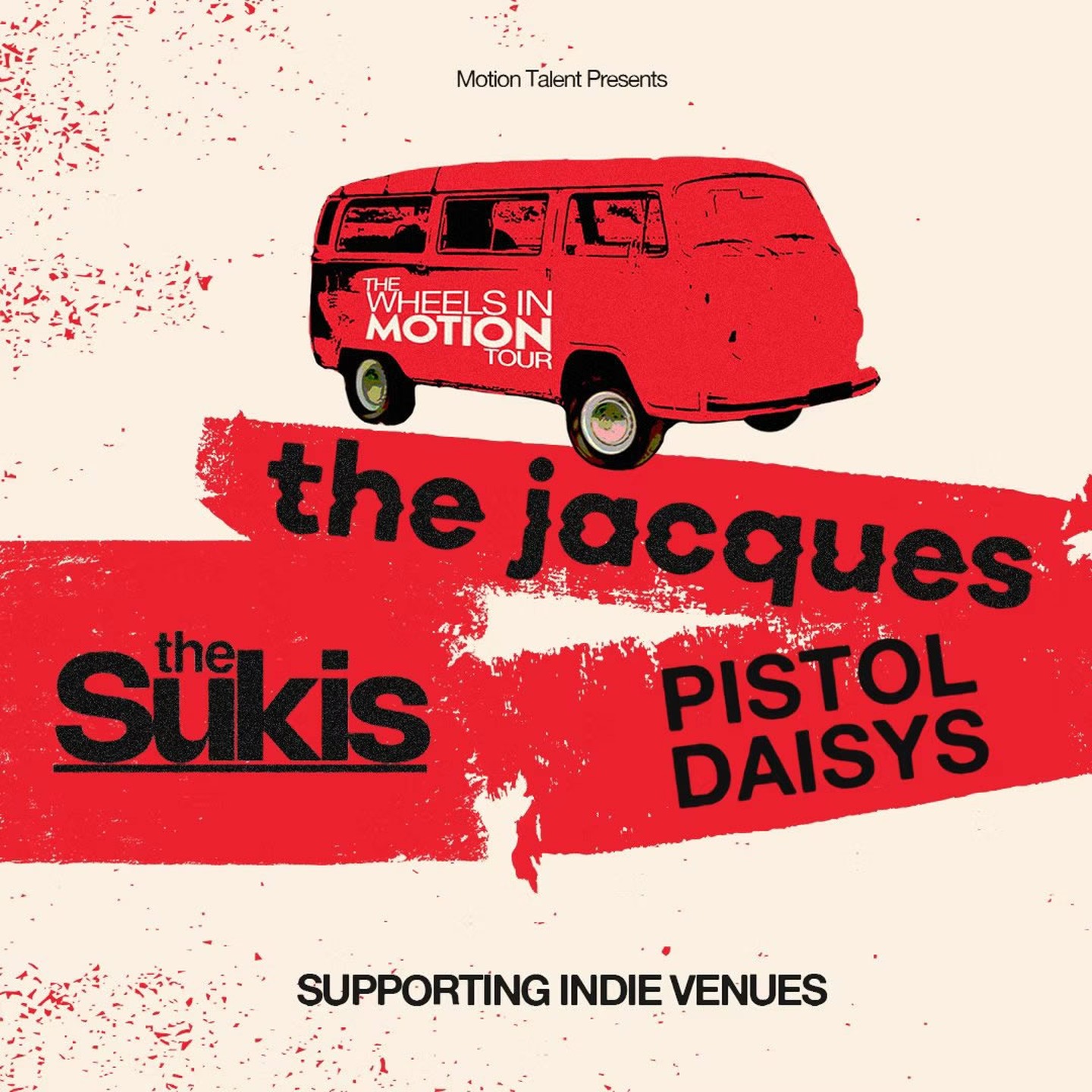Pistol Daisys – Wheels in Motion UK tour 2026