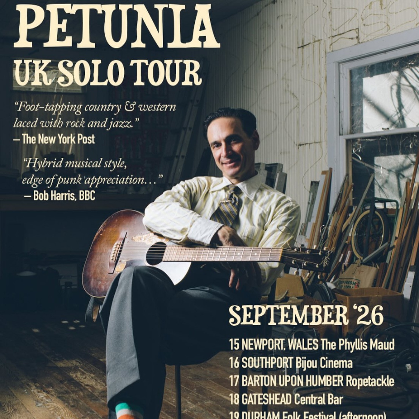 Petunia & The Vipers – UK SOLO TOUR 2026
