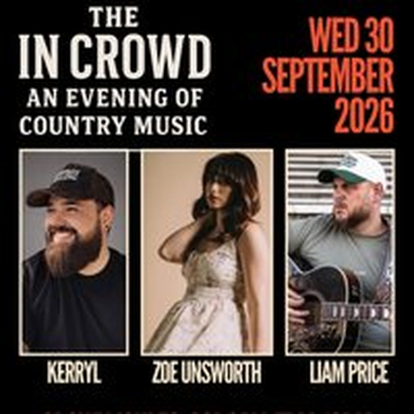 Liam Price – In Crowd Songwriters night 2026