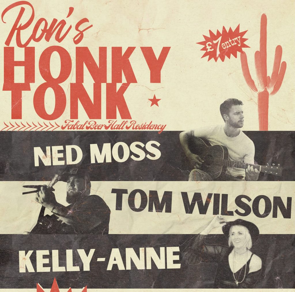 Kelly-Anne, Ned Moss & Tom Wilson Live at Ron’s Honky Tonk, London