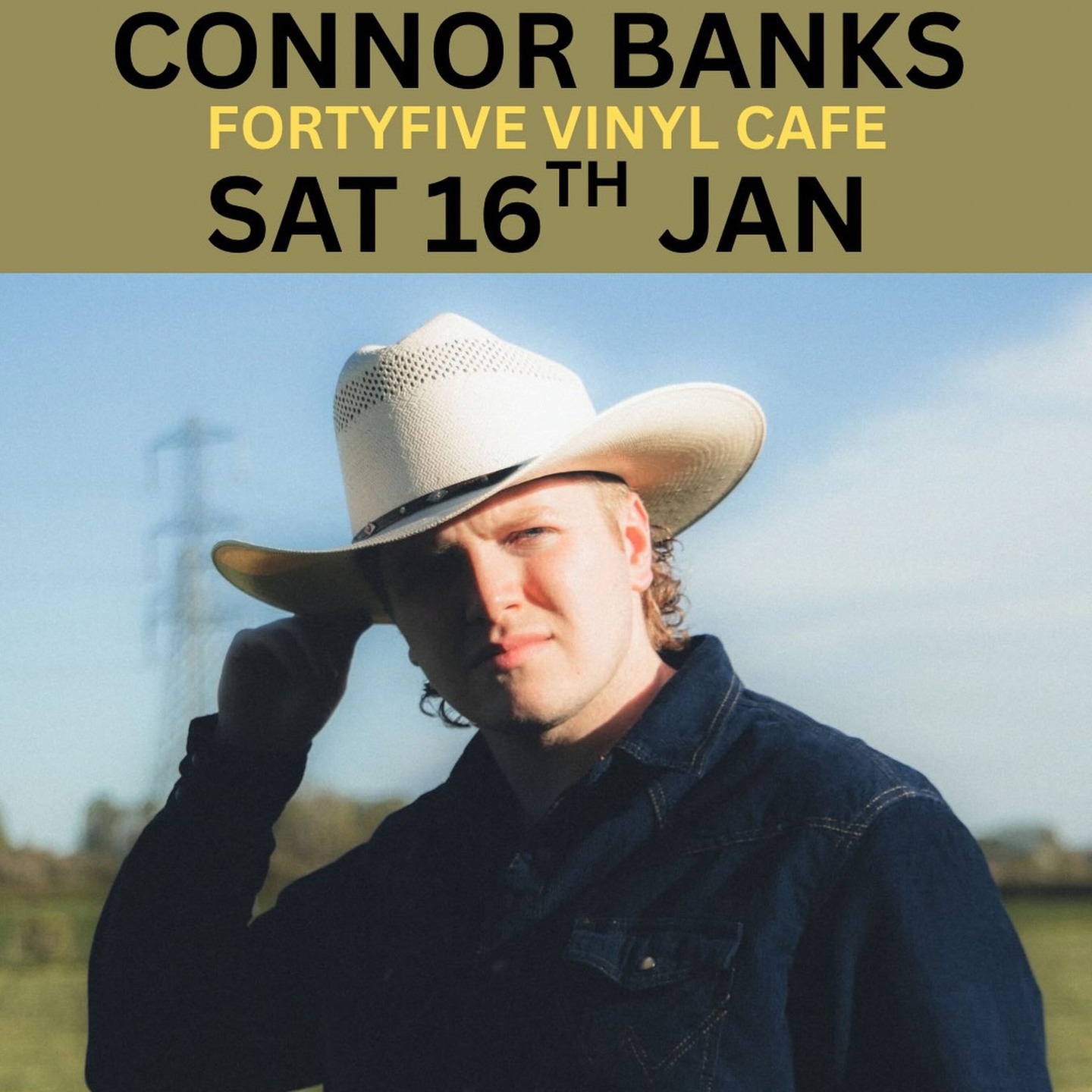 Connor Banks Live at FortyFive Vinyl Cafe, York