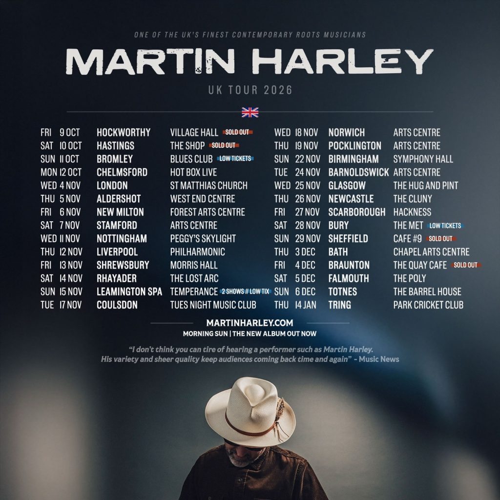 Martin Harley UK Tour 2026